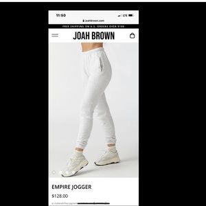 NEW // JOAH BROWN // Empire Jogger // XS